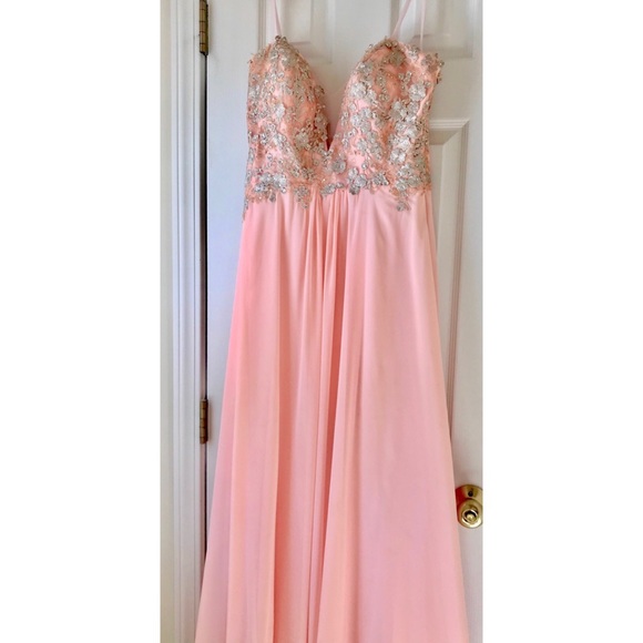 Faviana Light Pink Prom Dress - Picture 2 of 6